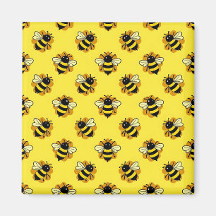 Aimant Motif d'été de jolie abeille