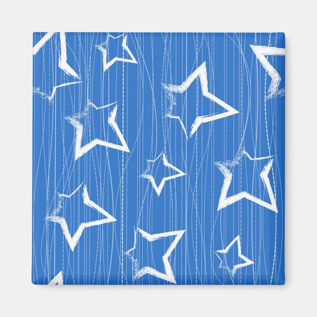 Aimant Motif d'étoiles (Devant)