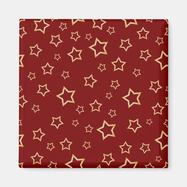 Aimant Motif d'étoiles (Devant)