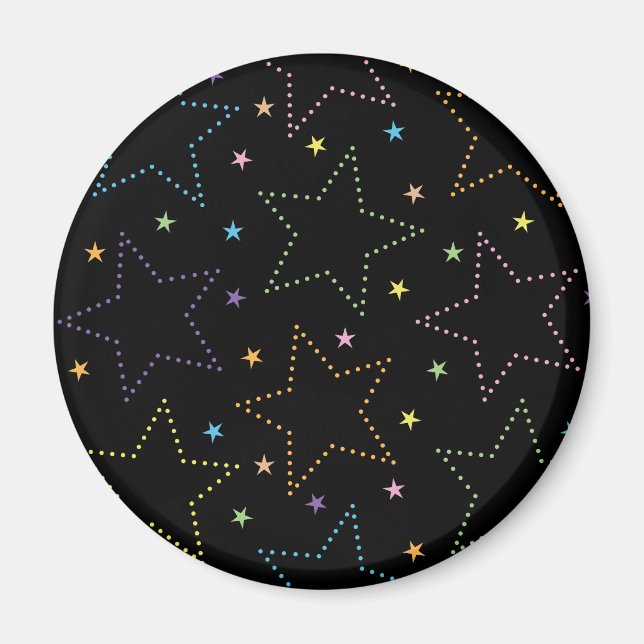 Aimant Motif du ciel de nuit étoilé (Devant)
