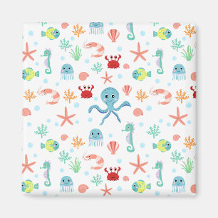 Aimant Motif du monde marin