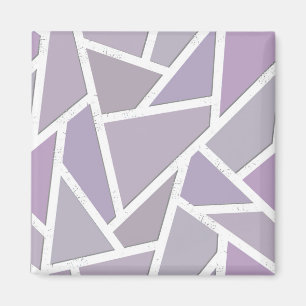 Aimant Motif en mosaïque de lavande