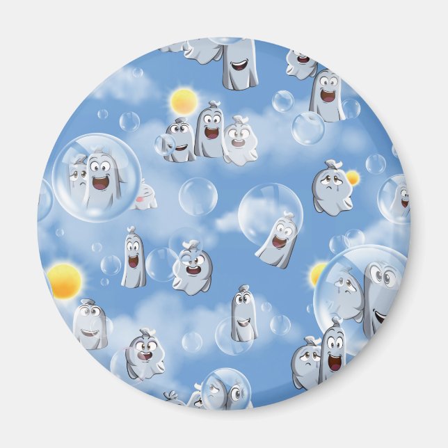 Aimant Motif fantôme (Devant)