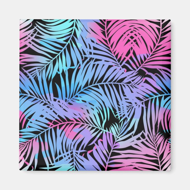 Aimant motif feuille (Devant)