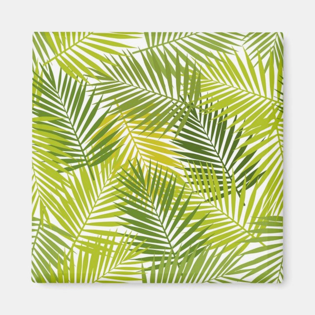 Aimant motif feuille (Devant)