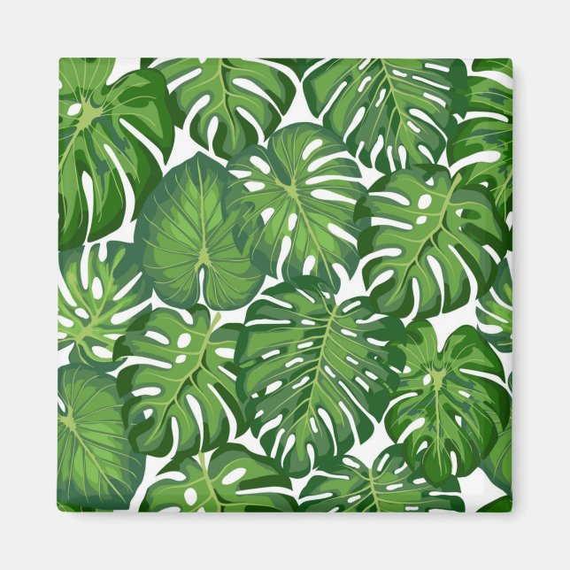 Aimant motif feuille (Devant)