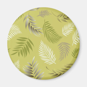 Aimant Motif Feuille tropical 17