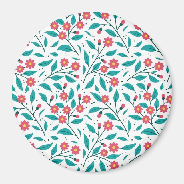 Aimant Motif floral (Devant)