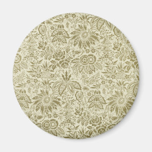 Aimant Motif floral Antique Damask Paisley