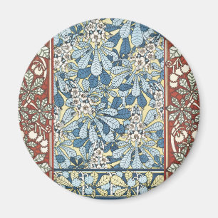 Aimant Motif floral au marronnier Art nouveau vintage