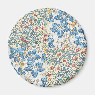 Aimant Motif floral de géranium sauvage Art nouveau vinta