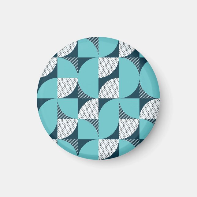 Aimant Motif géométrique créatif (Devant)