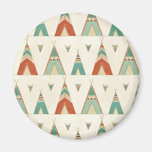 Aimant Motif géométrique de Teepee d'étape de Geo de