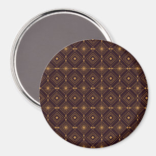 Aimant Motif géométrique sans couture avec forme de diama