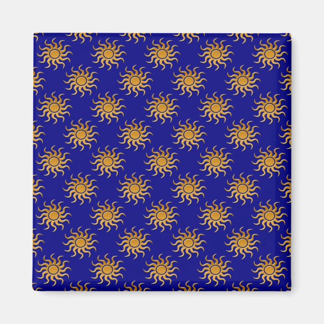 Aimant Motif Golden Sun par Shirley Taylor (Devant)