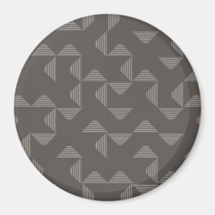 Aimant Motif graphique géométrique simple, moderne et ten