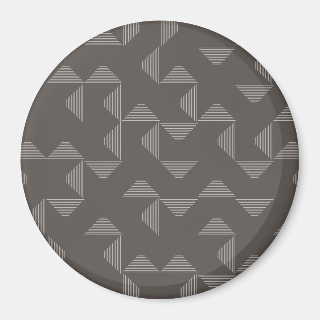 Aimant Motif graphique géométrique simple, moderne et ten (Devant)