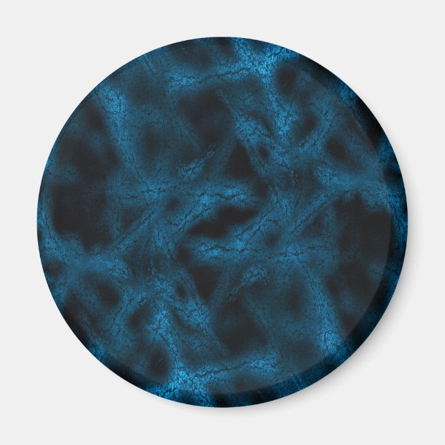 Aimant Motif imaginaire bleu (Devant)