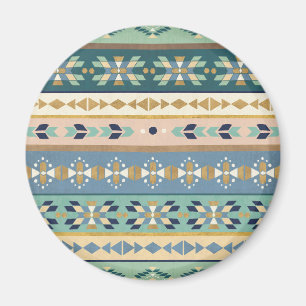 Aimant Motif indien extérieur d'étape de Geo