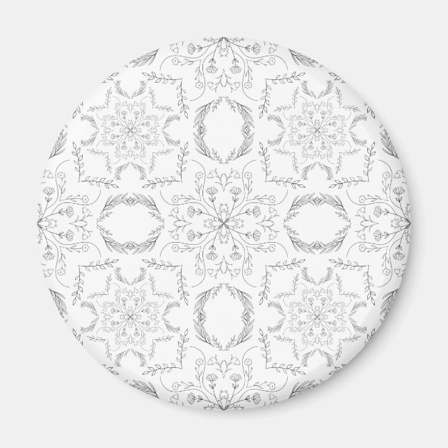 Aimant Motif mandala (Devant)