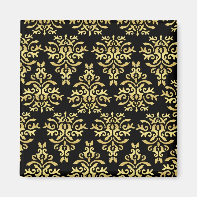 Aimant Motif Mendela, Or (Devant)