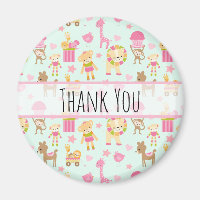 Motif mignon avec Happy Animals & Toys Merci