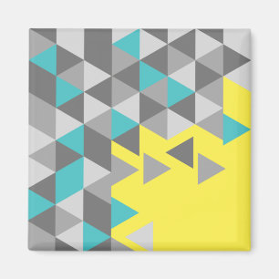 Aimant Motif minimaliste géométrique COULEUR DE L'ANNÉE