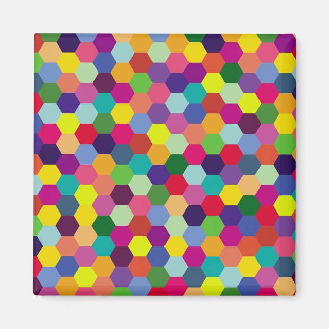 Aimant Motif Moderne Colorful - Housseur de printemps mod (Devant)