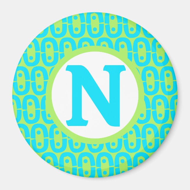 Aimant motif moderne et coloré (Devant)