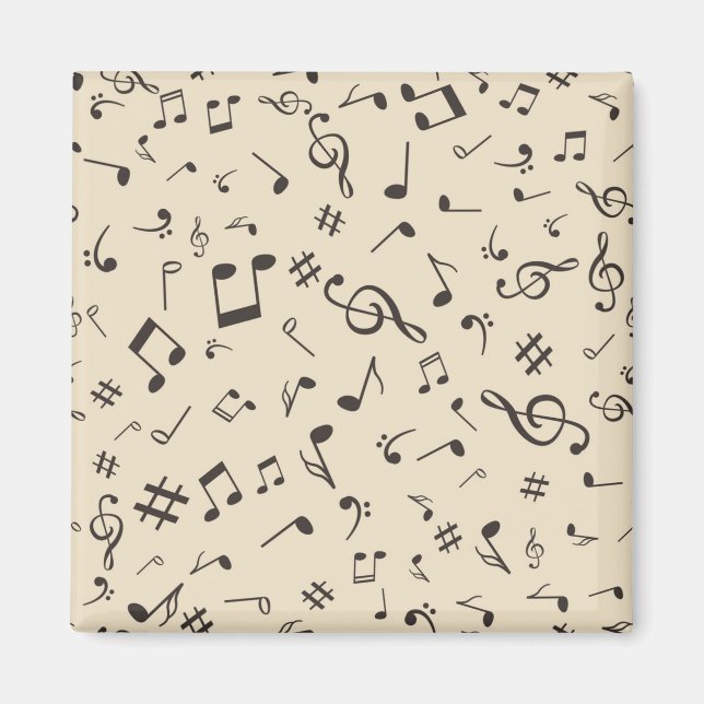 Aimant Motif musical (Devant)