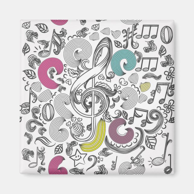 Aimant Motif musical (Devant)
