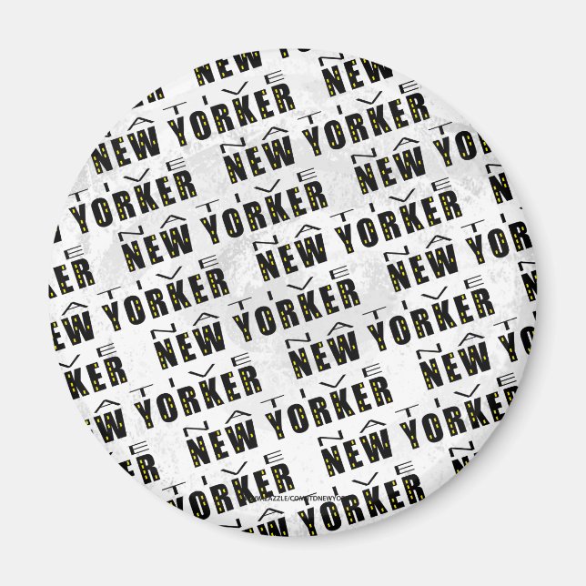Aimant Motif natif du New Yorker (Devant)