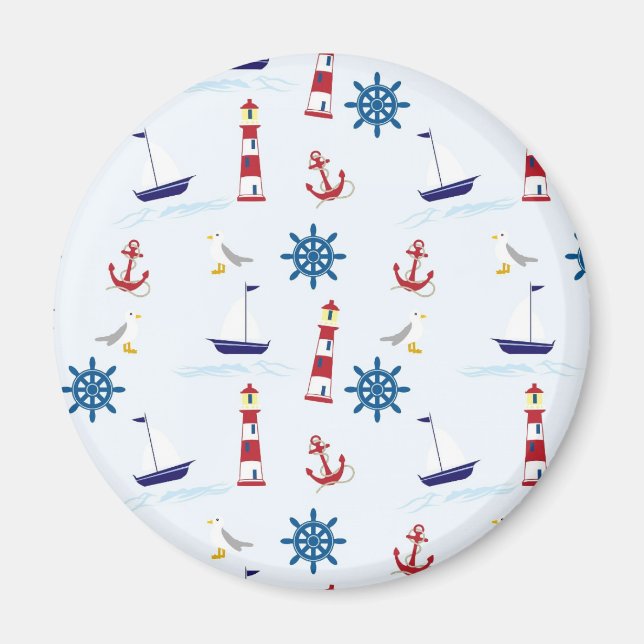 Aimant Motif nautique (Devant)