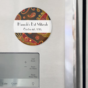 Aimant Motif Paisley, Persian Paisley, Bat mitzvah