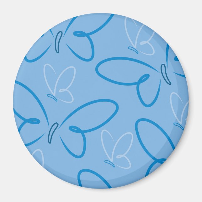 Aimant Motif papillon (Devant)