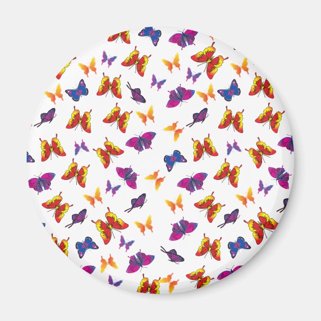 Aimant Motif papillon (Devant)