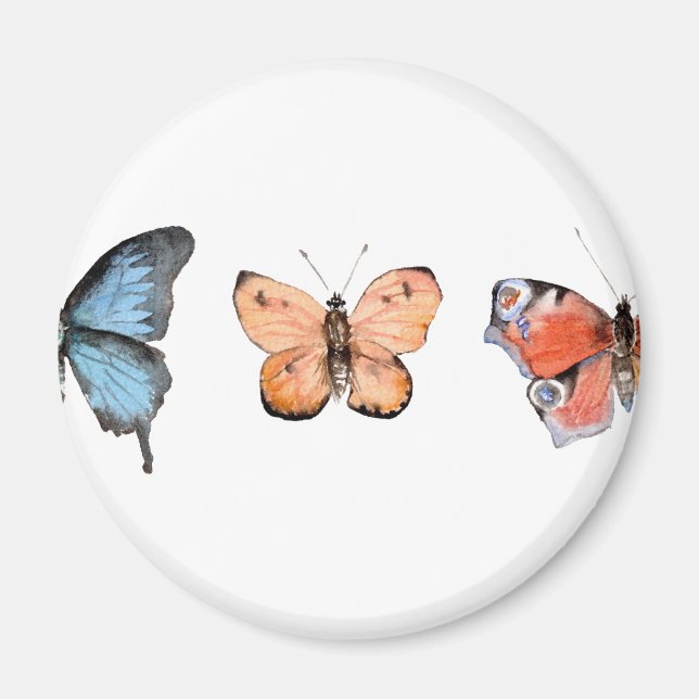 Aimant Motif papillon (Devant)