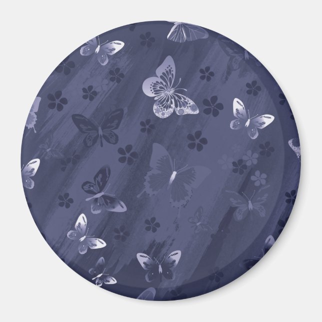 Aimant Motif papillon 17 (Devant)