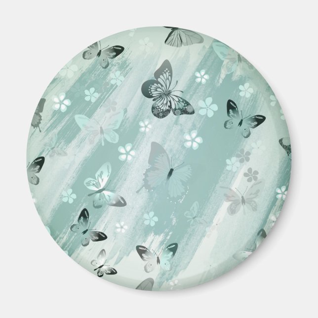 Aimant Motif papillon 9 (Devant)