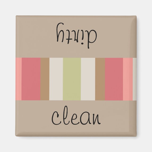 Aimant Motif Paprika Stripes (Devant)