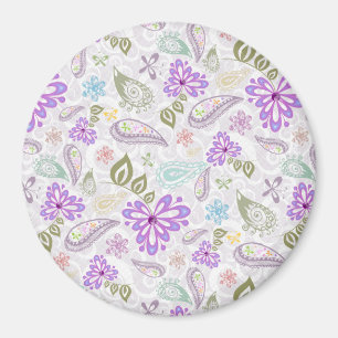 Aimant Motif pastel pastel coloré