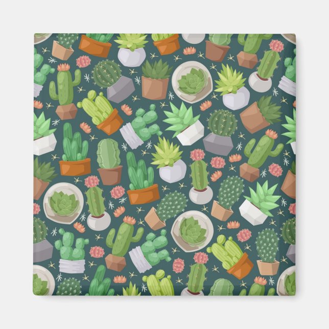 Aimant motif plante (Devant)