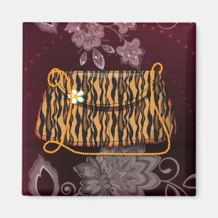 Aimant Motif Rayures de Tigre