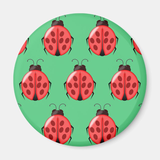 Aimant Motif Red Ladybug (Devant)