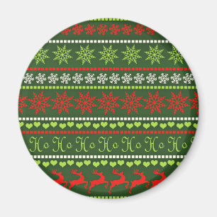 Aimant Motif répétitif de Noël