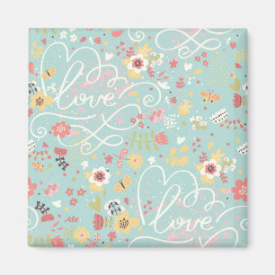 Aimant Motif romantique moderne