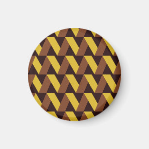 Aimant Motif sans couture de la ligne Zig-Zag de luxe