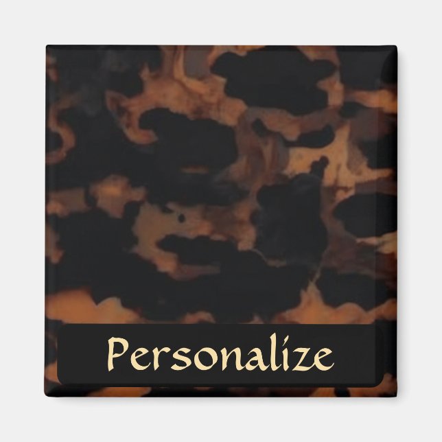 Aimant Motif sans fil Tortoiseshell, Chic TortoiseShell (Devant)