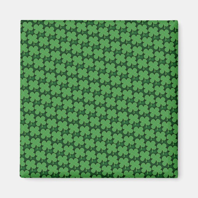 Aimant Motif shamrock (Devant)