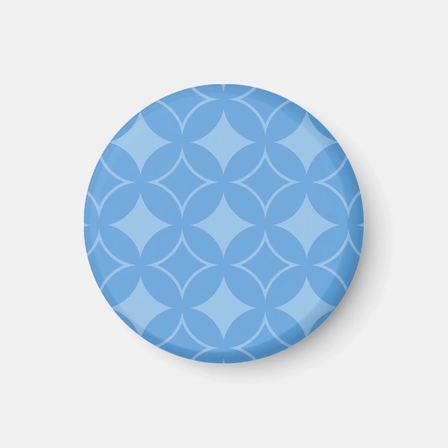 Aimant Motif shippo bleu ciel (Devant)